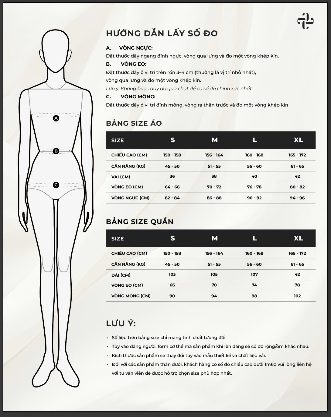Bảng size MACI